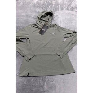 Salewa Men's Large Shadow Gray Puez Sun Pullover Jacket NWT